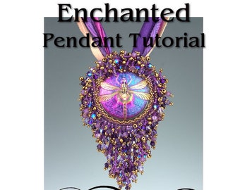 Enchanted Beaded Pendant Tutorial - PDF Download