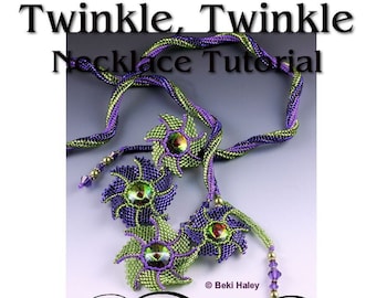 Twinkle, Twinkle Beaded Necklace Tutorial - PDF Download