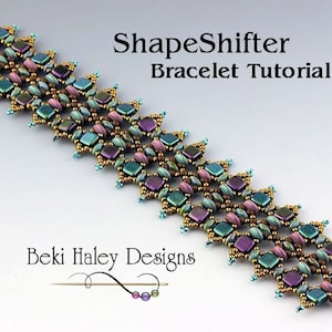 Shape Shifter Beaded Bracelet Tutorial - PDF Download