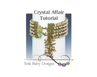 Crystal Affair Beaded Bracelet Tutorial - PDF Download