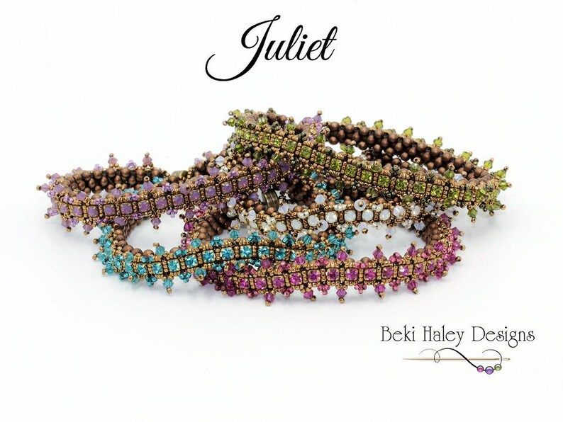 Juliet Bracelet Beading Tutorial - PDF Download - Etsy
