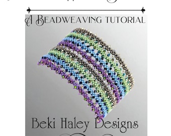 Fireflies Wrap Bracelet Beading Tutorial - PDF Download