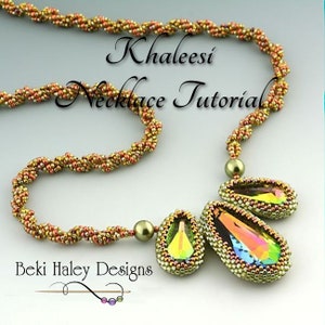 Khaleesi Beaded Necklace Tutorial - PDF Download