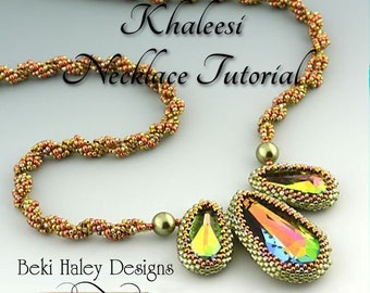 Khaleesi Beaded Necklace Tutorial - PDF Download