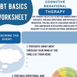 CBT Basics Worksheet (Digital Download)