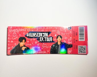 BTS Jin Concert Jersey: RUNSEOKJIN_EP. Tour, Worldwide Handsome