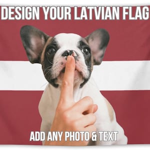 Custom Latvian Flag Tapestry: Personalized Latvia Pride Decor