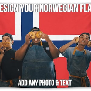 Custom Norwegian Flag Tapestry: Personalized Norway Pride Decor
