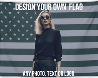 Custom Pink American Flag Tapestry: Personalized Image or Text