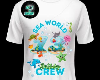 13 Year Old SeaWorld Birthday Crew Shirt