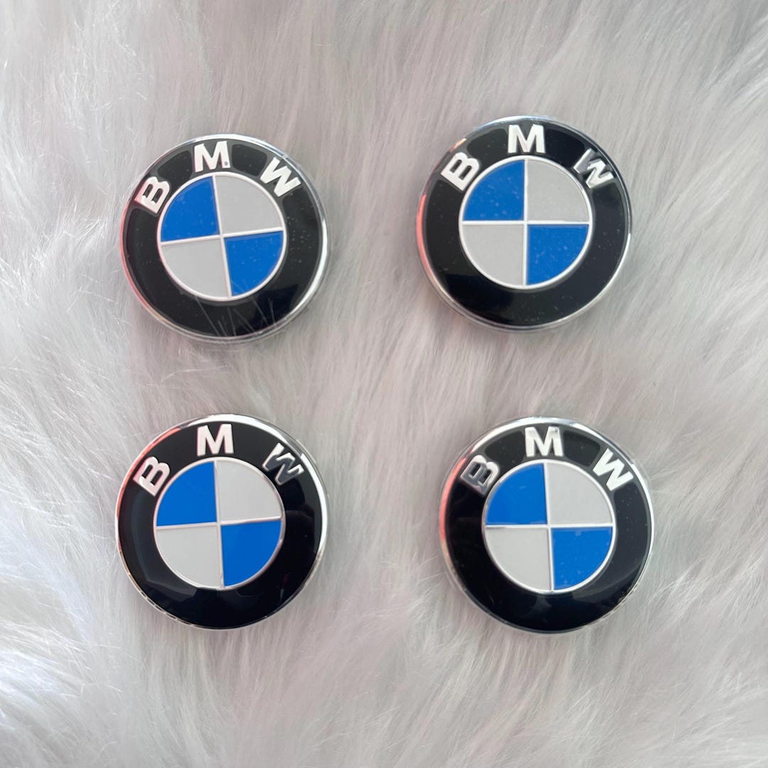 Set of 4pcs 68mm BMW Wheel Hubcaps | Premium Car Rim Center Caps for ...