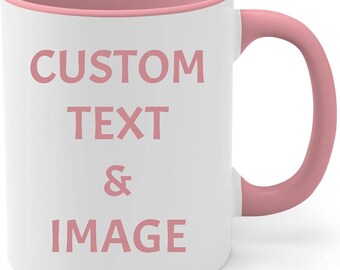 Personalized mug with your photo or image for that unique and special moment. You can use it or give it as a gift for birthdays, holidays...