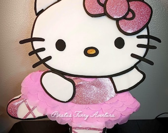 Hello Kitty Ballet Dancer Piñata for Birthday Party.
