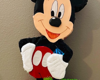 Mickey Mouse piñata for birthday party, 1 year, 3 years