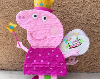 Piggy piñata for birthday party