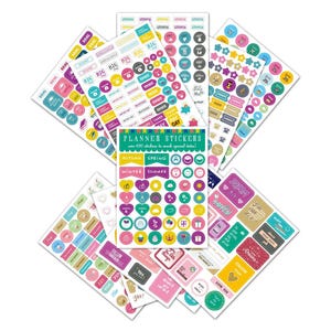 Gebruik leuke stickers voor visionboards, dagboeken, planners, klusschema's en nog veel meer