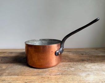 Thick Hammered Copper Pan Made in France - 22cm - 2.8mm