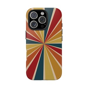 Retro Stripes Phone Case Aesthetic cover For iPhone 16 15 14 13 12 11 and S21 S22 S23 S24, retro phone case, tough case, striped phone case