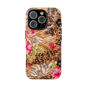 FLOWER LEOPARD Iphone Case