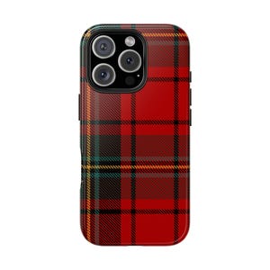 Funda de teléfono acogedora a cuadros con estampado de tela escocesa de franela para iPhone 16, 15, 14, 13, 12, 11 y S21, S22, S23 y S24, funda de teléfono a cuadros