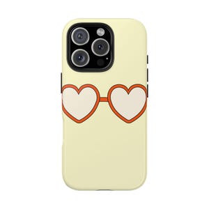 Retro Phone Case For iPhone 16 15 14 13 12 11 and S21 S22 S23 S24, aesthetic phone case, 90s phone case , cute phone case, heart phone case