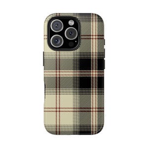 Plaid Cozy Phone Case Scottish Flannel Tartan fabric print For iPhone 16 15 14 13 12 11 and S21 S22 S23 S24, vintage phone case, tartan case