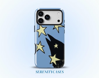 Star Raven Phone Case Y2K Crow Cute Grunge Celestial Gothic Cool Girl Gift iPhone Pro Max 18 17 16 15 14 13 12 Samsung Galaxy S26 S25 S24