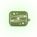 Green Star Sardine AirPod Case, Cute Y2K Grunge, Coastal Whimsical, Aesthetic Gift, Protective HeadPhones Cover, AirPods Pro 1 2 3 4 Gen