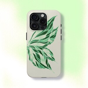 妖精の羽根の携帯電話ケース グリーンステンドグラス Y2K 気まぐれでキュートでクールな女の子 iPhone Pro Max 16 15 14 13 12 Samsung Galaxy S24 S23 S22 S21