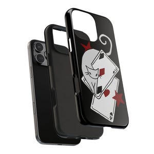 Lucky Playing Card Cat Phone Case Y2K Stars Cute Grunge Gothic Cool Graphic Gift iPhone Pro Max 17 16 15 14 13 12 Samsung Galaxy S26 S25 S24 image 4