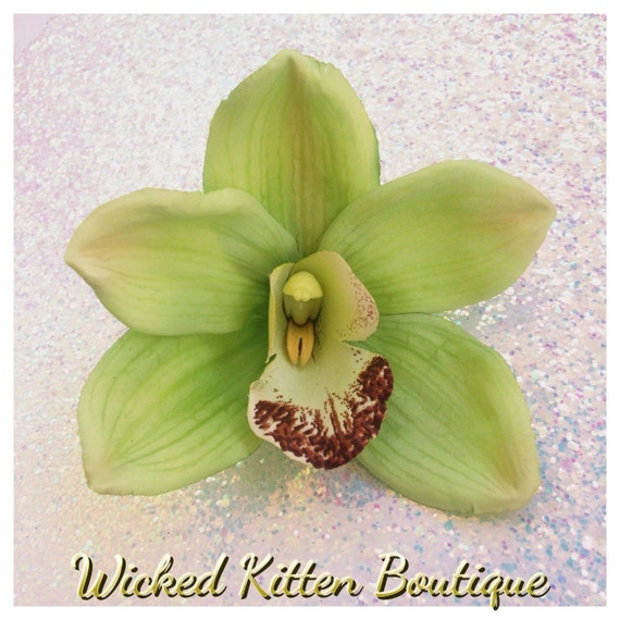 Rockabilly Wedding Floral Headpiece Bridal Flower Hair Clip Etsy
