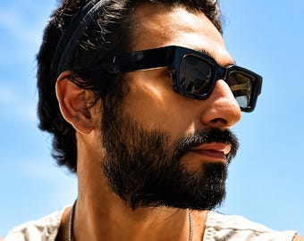 Gafas de sol polarizadas estilo retro Y2K / Montura cuadrada UV400 / Gafas de sol modernas de los 90 para hombre y mujer / Gafas de verano estilo streetwear