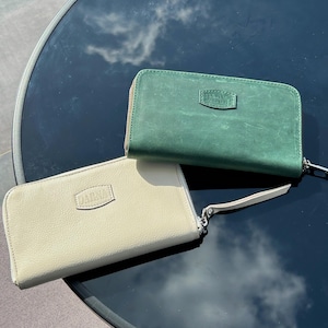 Womens Wallet Leather, Leather Wallet For Women, Leather Purse Zipper,  Leather Wallet For Women, Minimalist Wallet like Gift for Womens