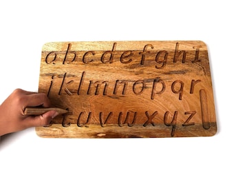 Lowercase Alphabet Tracing Board for Early Learning | Montessori Writing Practice Toy | Fun Learning | Christmas Gift | Gift for Kids