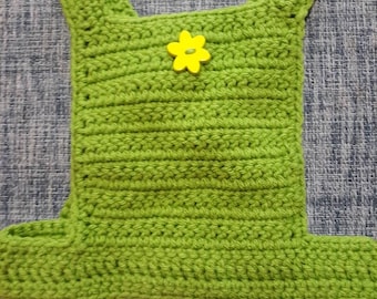 Baby doll carrier - Hand crocheted.  Sized for toddler but is quite adjustable.