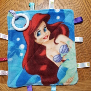 Fleece mermaid quilted lovey/teether, comfort for your baby