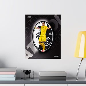 Noah Atubolu Poster | Druckbares Poster | Freiburg | Sc Freiburg | Kinderzimmer Poster | Liga Poster
