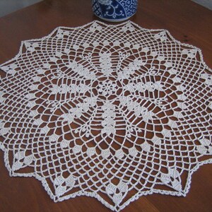 Classy, ecru , crochet doily, new image 4