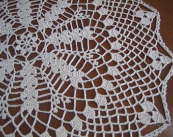 Classy, ecru , crochet doily, new!