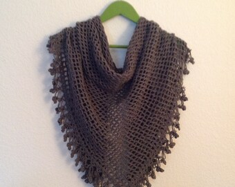 Crochet, grey shawl, warm, openwork, sooooo  beauiful, new, for women, winter fashions