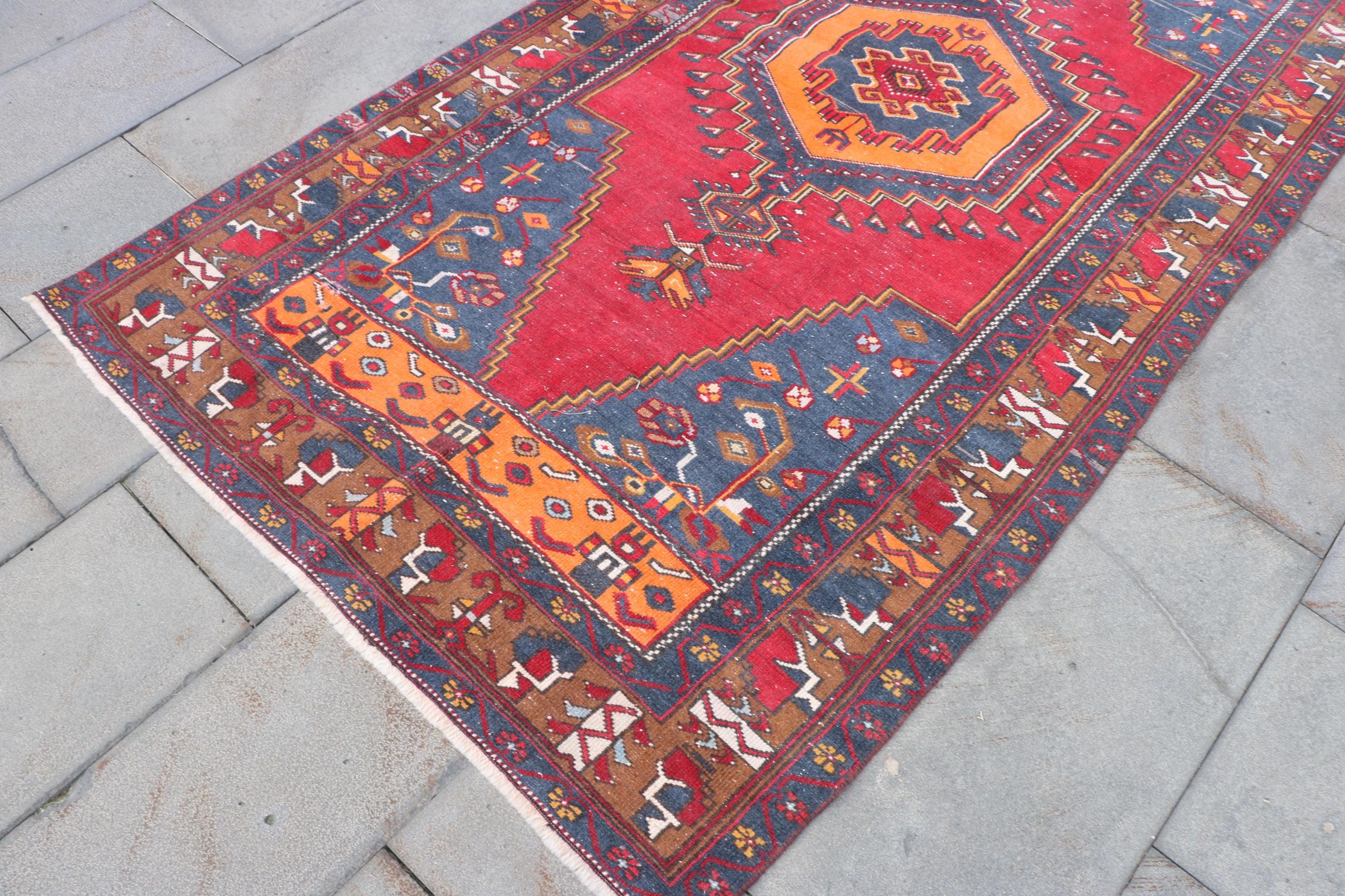 ROUND112cm\"Clockwork”ViNTAGE TURKiSH RUG ROUND112cm