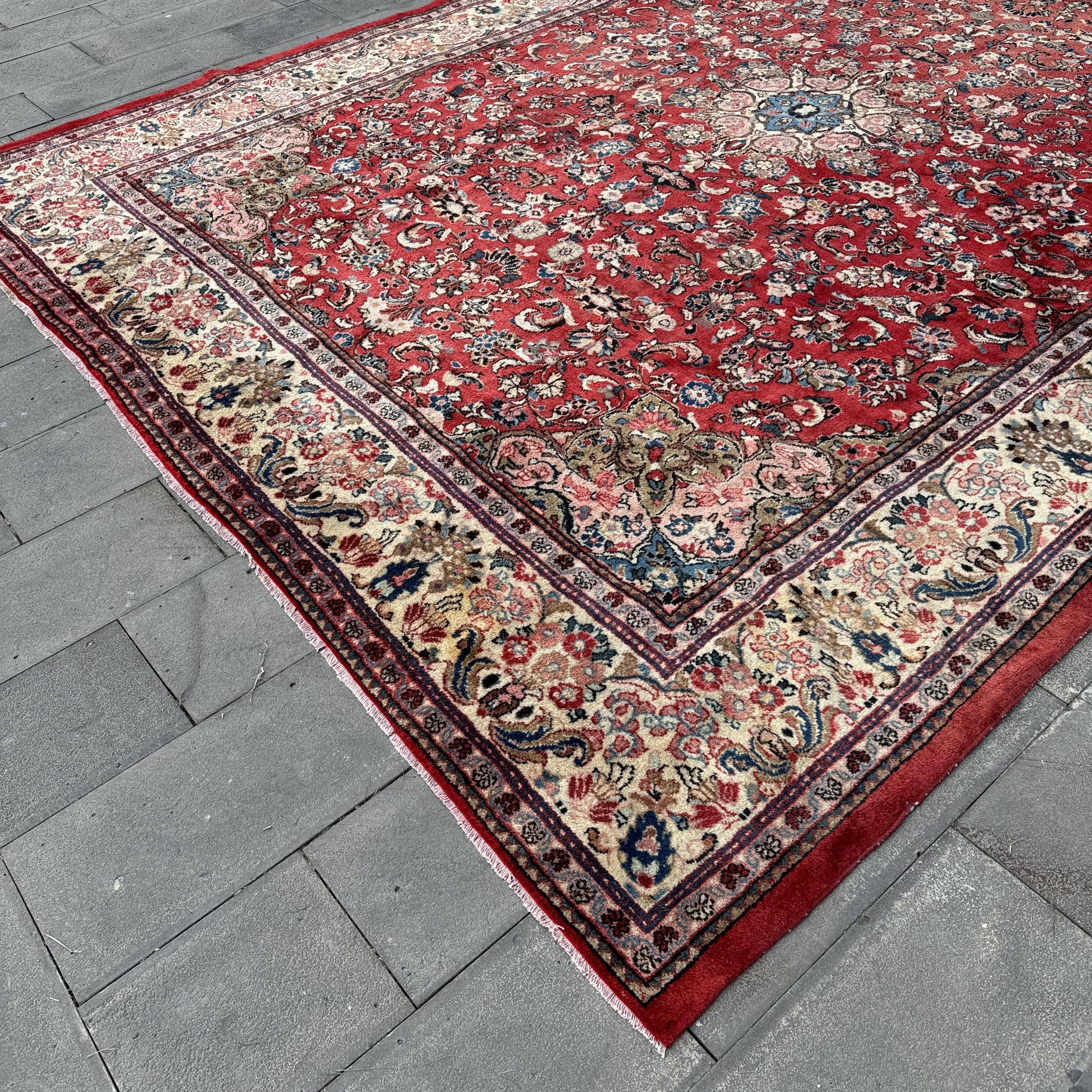 Vintage Rug, Turkish Rug, 11x14 Oversize Rug, Antique Rug, Rugs