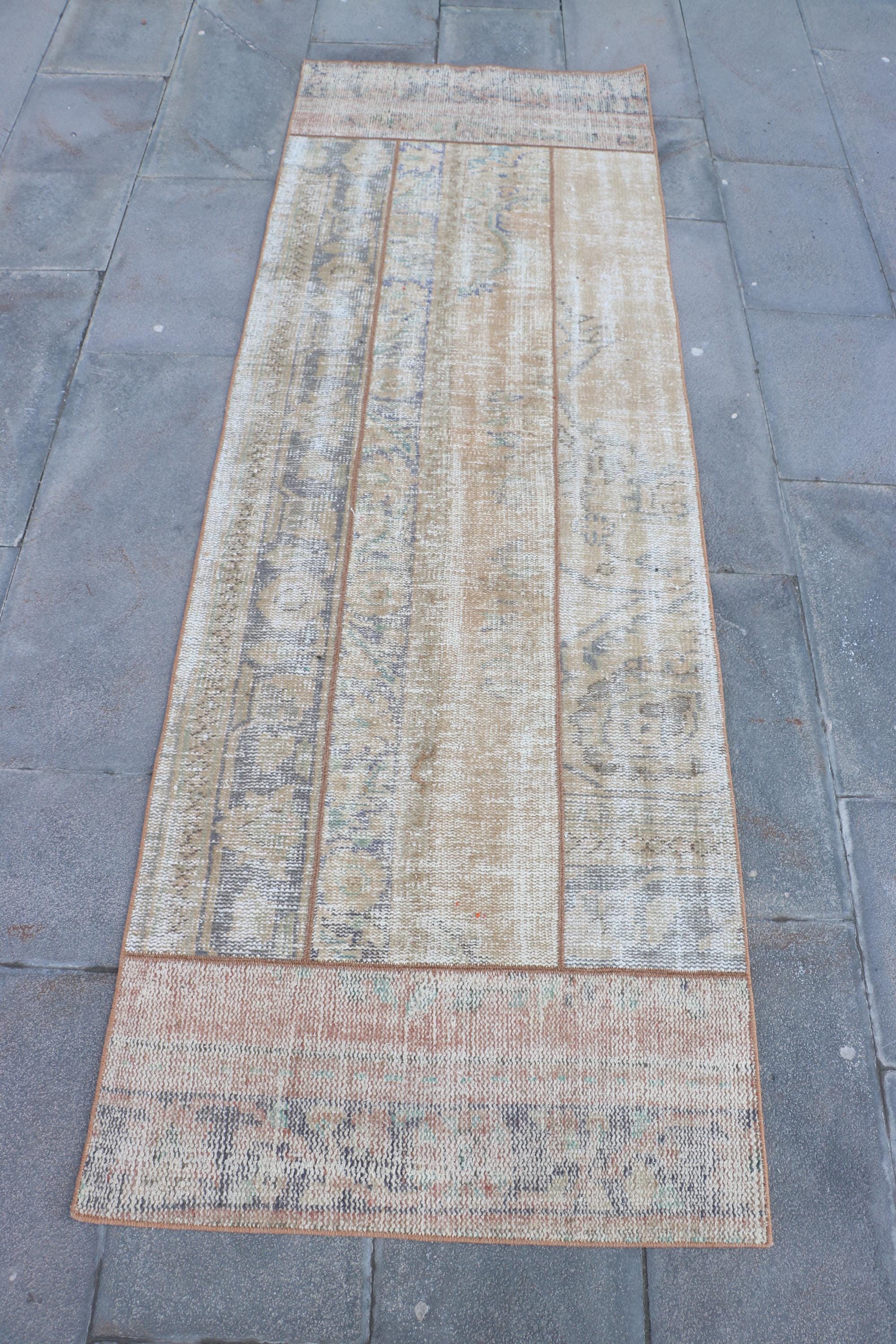 3x8ランナーラグ、パッチワークラグ、トルコラグ、ヴィンテージラグ