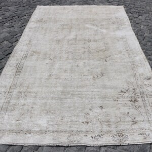 Turkish Rug, Vintage Rug, 6x10 Large Rug, Anatolian Rugs, Rugs For Living Room, 5.5x9.6 ft Beige Rug, Colorful Area Rug, Vintage Decor,