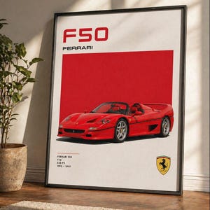 Ferrari Picture Frame - Etsy