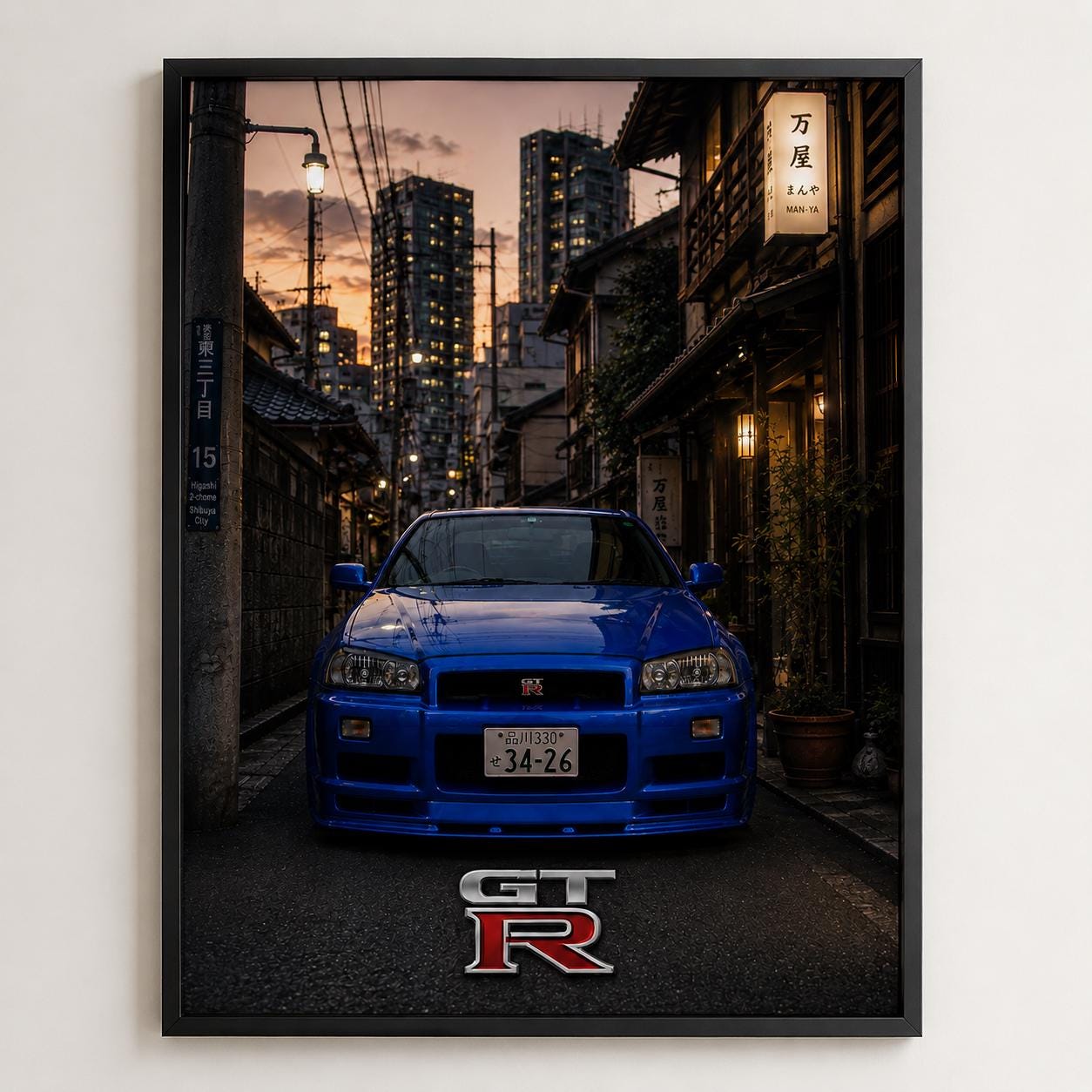 R34 poster - Etsy 日本