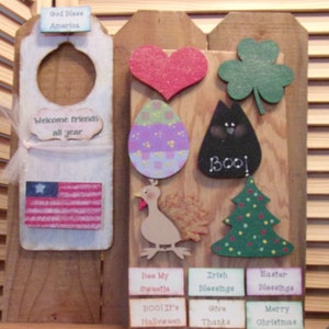 Door Knob Holiday Interchangeable