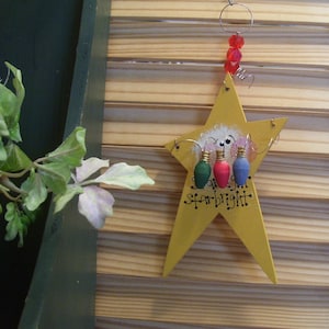 Starlight Starbright Star with Christmas tree bulbls
