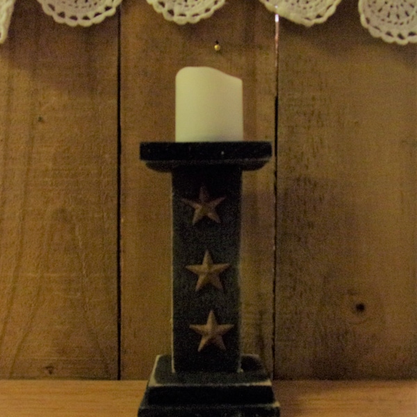Primitive Candle Holder Etsy