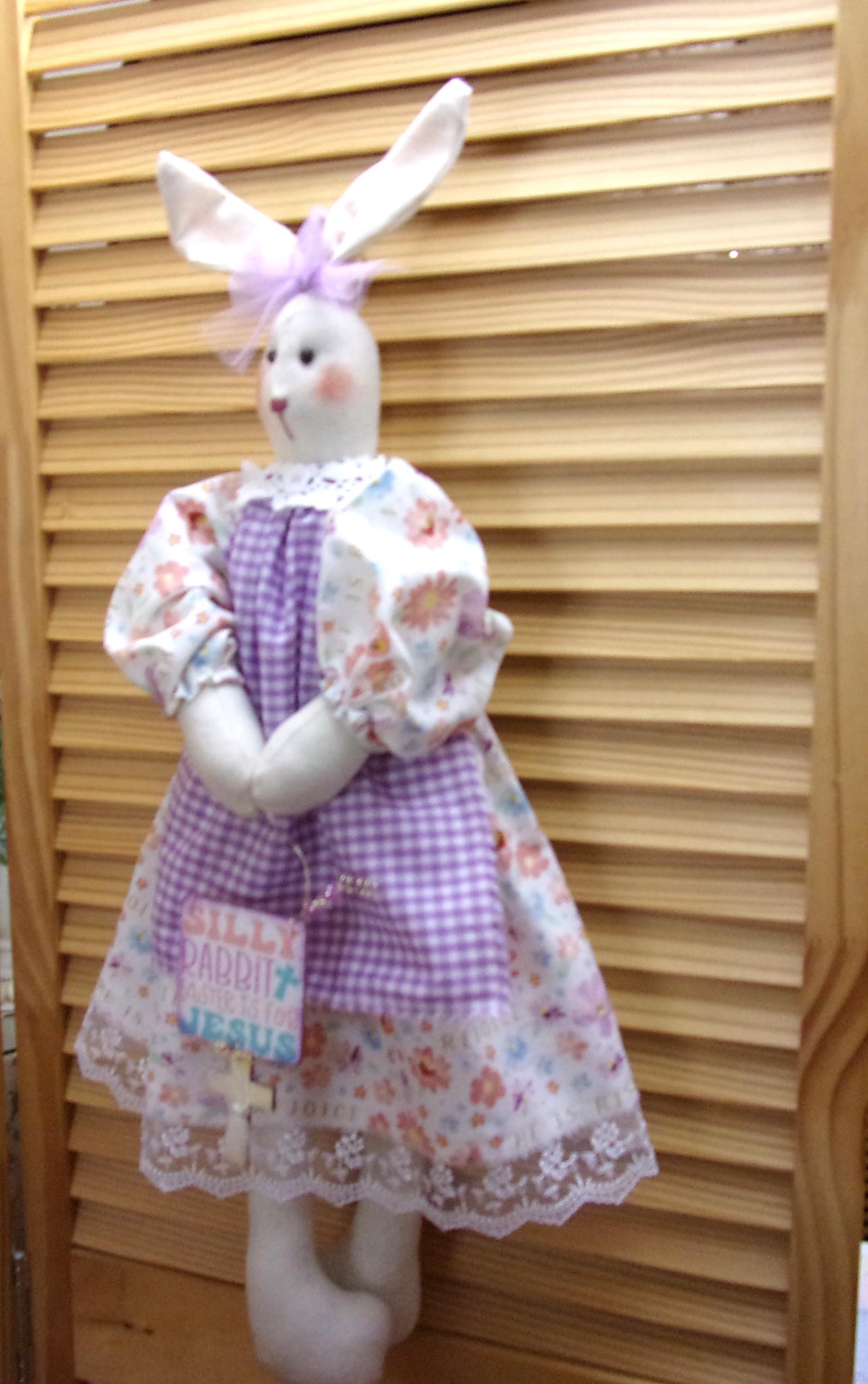 Benitta Bunny Rabbit With Sentimental Sign - Etsy